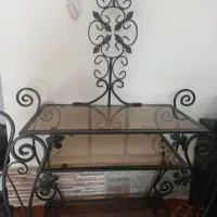 فروش آین و شمعدان سالم  و ویترین فلزی زیبا