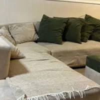 مبل راحتی ال تازه سرویس شده|مبلمان خانگی و میز عسلی|رشت, منظریه|دیوار