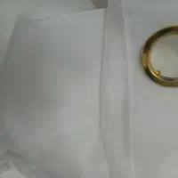 پرده حریر شاین پانچ شده نو