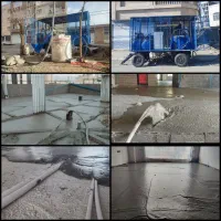 شیب بندی بام و کف سازی طبقات با فوم بتن