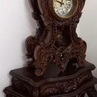 ساعت کنسول تمام چوب