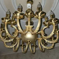 لوستر قدیمی (آب‌طلا)