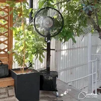 پنکه مهپاش ایستاده قطر ۷۵ وارداتی|پنکه و تصفیه‌کنندهٔ هوا|خمینی‌شهر, |دیوار