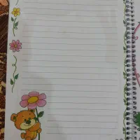 دفتر مشق و دفتر دیکته فانتزی رنگی رنگی|لوازم التحریر|سبزوار, گلشن|دیوار