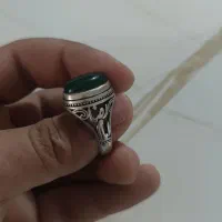 انگشتر عقیق سبز