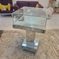 میز ویترینی تمام آینه