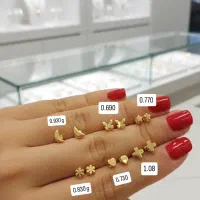 گوشواره میخی  طلا