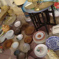 ظروف قدیمی ملامین لعابی و|ظروف سرو و پذیرایی|شیراز, پودنک|دیوار