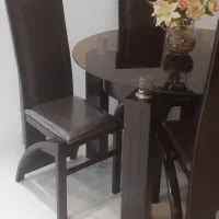 میز ناهارخوری۴نفره کاملا سالم شیک درحدنو|میز و صندلی غذاخوری|مشهد, الهیه|دیوار