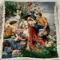 تابلوفرش دستباف چله ابریشم طرح احساس عاشقانه