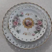 دیس و پیش دستی گل برجسته