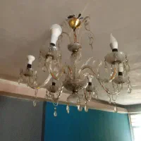 لوستر شیشه ای در حد نو