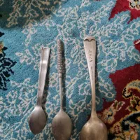 قاشق نقره و سکه