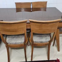 میز ناهار خوری ۶نفره کاملا نو