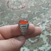 عقیق کهنه رکاب تهماسبی کهنه دست نخورده