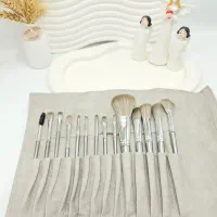 براش میکاپ 14 تیکه با کیفیت همراه کیف مخصوص