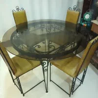 میز غذا خوری فر فورژه|میز و صندلی غذاخوری|آمل, |دیوار