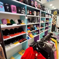 قفسه فروشگاهی به همراه لایت باکس