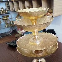 انواع ظروف برنجی|ظروف سرو و پذیرایی|نیمبلوک, |دیوار