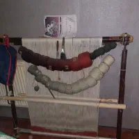 تابلو فرش نیمه بافته با وسایل کامل