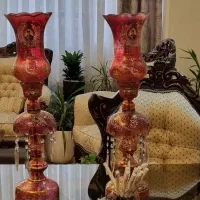 یک جفت شمعدانی شاه عباسی|کلکسیون اشیاء عتیقه|مشکیندشت, |دیوار