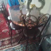 سرویس نهارخوری کارکرده ۶نفره|میز و صندلی غذاخوری|ماکو, |دیوار