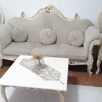 مبل کلاسیک ۷ نفره به همراه جلو مبلی