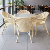 میز و صندلی غذاخوری پلاستیکی سروین ۷۶۸۷