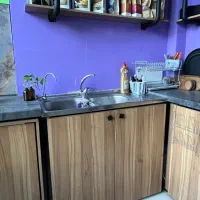 کانتر(میز بار) و سه تیکه کابینت و سینک و قفسه|کافی‌شاپ و رستوران|قزوین, |دیوار