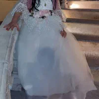 لباس عروس دخترانه ۶تا۸ سال|کفش و لباس بچه|کرج, باغستان|دیوار