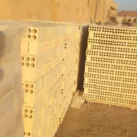 آجر لفتون ده سوراخه آجرسه طرف نما قرمزگلبهی عراقی|مصالح و تجهیزات ساختمان|برخوار, |دیوار