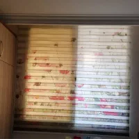 پرده زبرا وتابو به علت جابجای به قیمت مناسب|پرده، رانر، رومیزی|گلستان (تهران), |دیوار