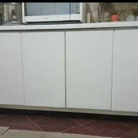 کابینت فلزی طرح هایگلاس با هود، سینک و شیرالات|مصالح و تجهیزات ساختمان|اصفهان, ملک‌شهر|دیوار