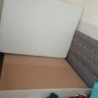 تخت دونفره، تشک رویال و روتختی طلاکوب نوی نو|تخت و سرویس خواب|مشهد, شهرک ابوذر|دیوار