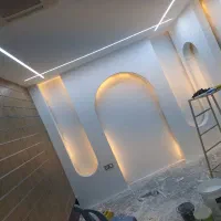 نقاشی وکناف ساختمان در و پنجره با  نازلترین قیمت|خدمات پیشه و مهارت|جهرم, |دیوار