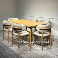 فِرِدِریکا میز غذاخوری مارال باجزئیات اروپایی|میز و صندلی غذاخوری|تهران, ظفر|دیوار