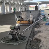 بتن ریزی کف با ماله پروانه برش کاتر و کفسازی