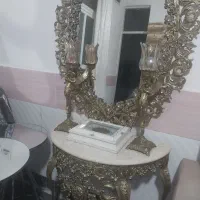 ست برنز درحد نو|بوفه، ویترین، کنسول|بوئین زهرا, |دیوار