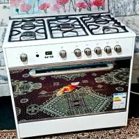 اجاق گاز 5 شعله فردار  فندک و ترموکوبل دار پیلوت