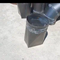 لوله دودکش تاسیسات موتورخانه آهنی کانال سازی هوا|مصالح و تجهیزات ساختمان|تهران, سید خندان (جلفا)|دیوار