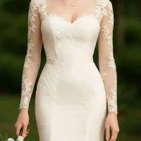 لباس عروس با بهترین متریال و دوخت وکیفیت|لباس|رشت, گلسار|دیوار