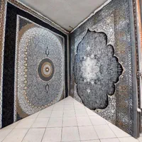 قال نگین‌ مشهد نو طرح جایگزین دسته دوم|فرش|شیروان (خراسان), |دیوار
