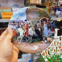 بشقاب دیوارکوب قطر ۱۶ سانت طرح ایتالیا(گالری شیوا)|تابلو، نقاشی، عکس|مشهد, کوه سنگی|دیوار