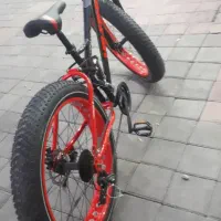 دوچرخه سایز ۲۶ قرمز لاستیک پهن تمیز|دوچرخه، اسکیت، اسکوتر|کاشان, الغدیر|دیوار