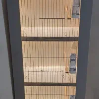 قفس پرنده همراه آکواریوم کل لوازم