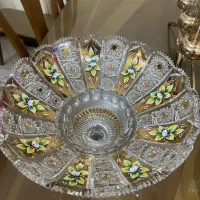 سرویس کریستال طلاکوب گل برجسته آلیش بوهمیا چک اصلی|ظروف سرو و پذیرایی|تهران, نارمک|دیوار