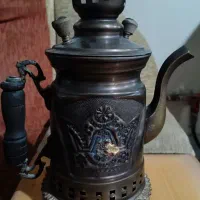 سماور قدیمی زغالی|کلکسیون اشیاء عتیقه|همدان, |دیوار