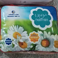 پتوی دو نفره/گل برجسته نرمینه/ نو با ساک