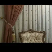 پرده فلت ۴ متری با چوب پرده و گل میخ سالم|پرده، رانر، رومیزی|کرمانشاه, |دیوار