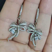 گوشواره و آویز نقره زنانه